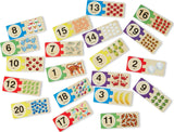 Numbers Wooden Puzzle cards