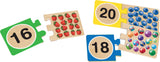 Numbers Wooden Puzzle cards