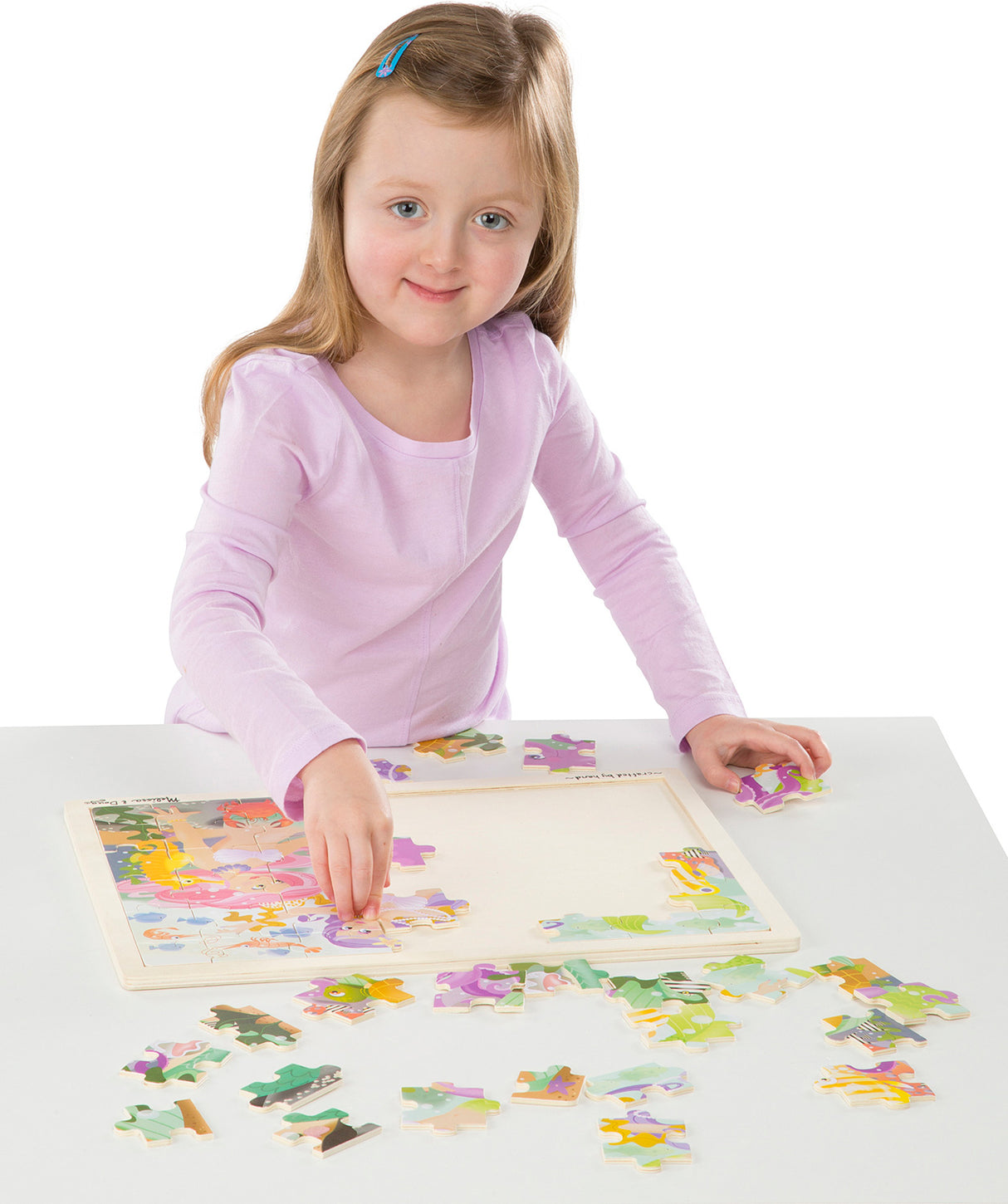 Mermaid Fantasea Wooden Jigsaw Puzzle 48 pc