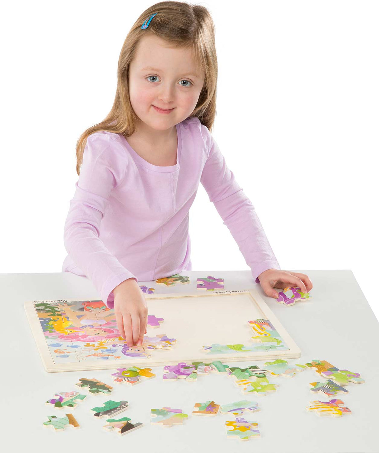 Mermaid Fantasea Wooden Jigsaw Puzzle 48 pc