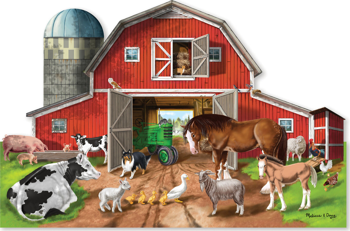 Busy Barn Shaped Puzzle (32pc)