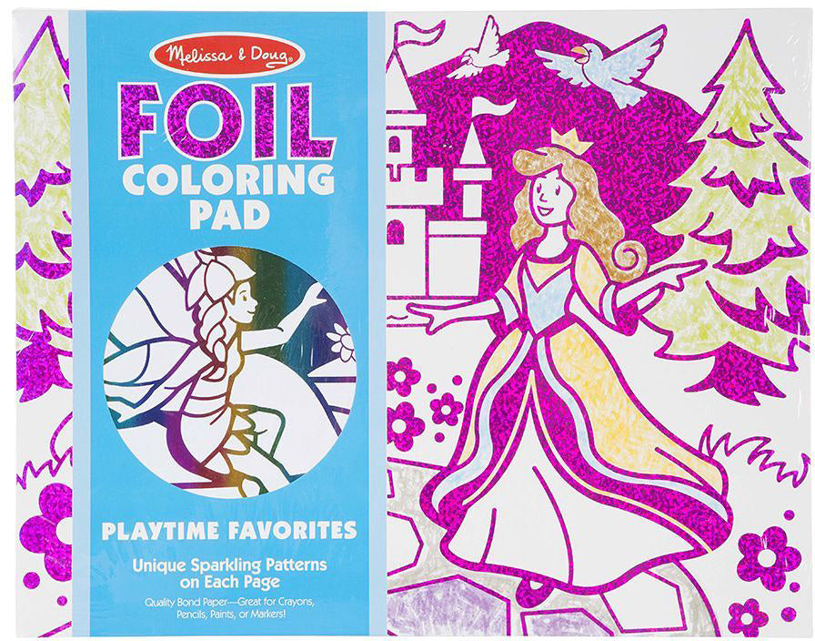 Foil Coloring Pad - Playtime Favorites