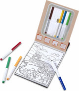 Magic-Pattern - Wild Animals Coloring Pad - On the Go Travel Activity