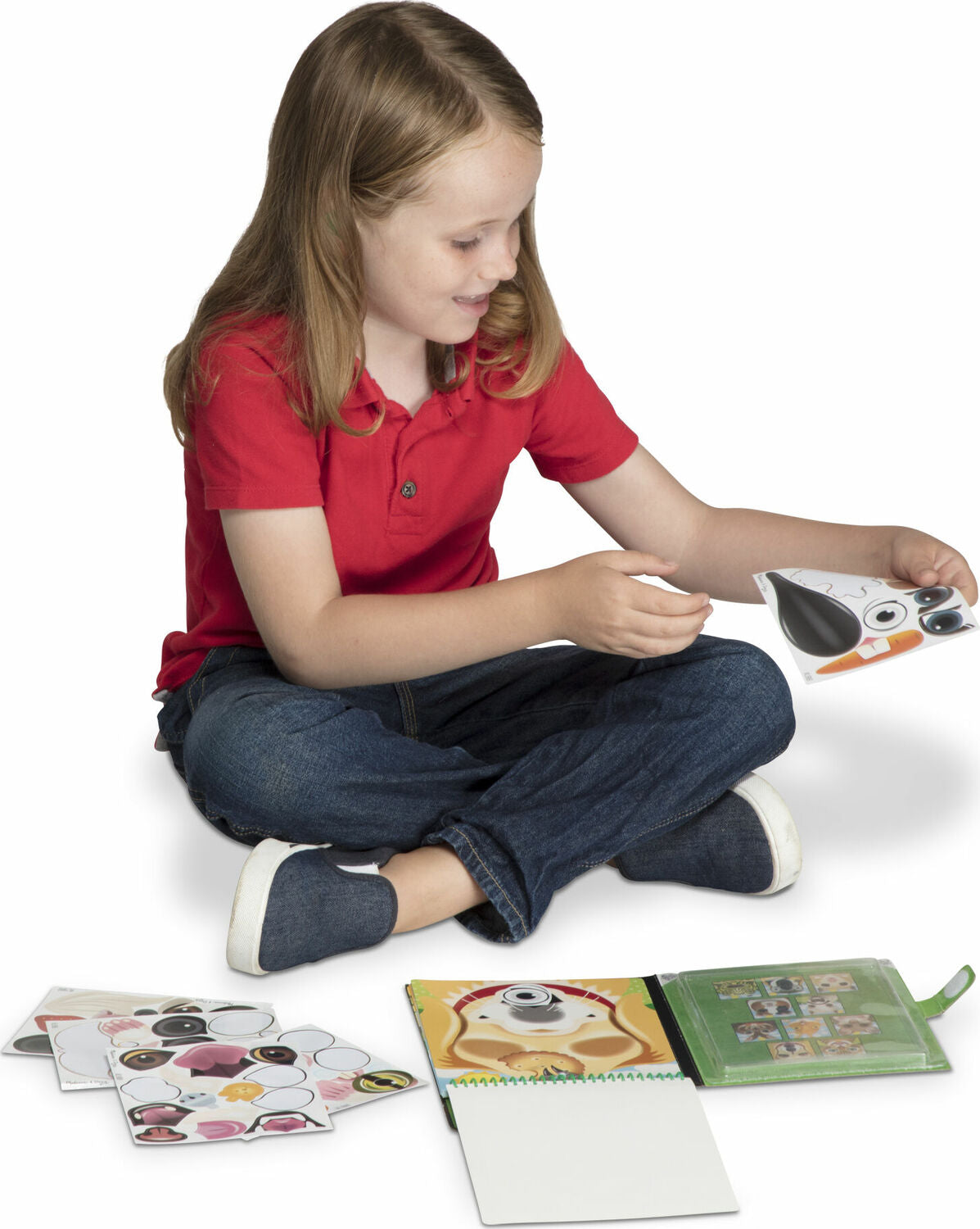 Make-a-Face - Pets Reusable Sticker Pad - On the Go Travel Activity