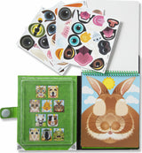 Make-a-Face - Pets Reusable Sticker Pad - On the Go Travel Activity