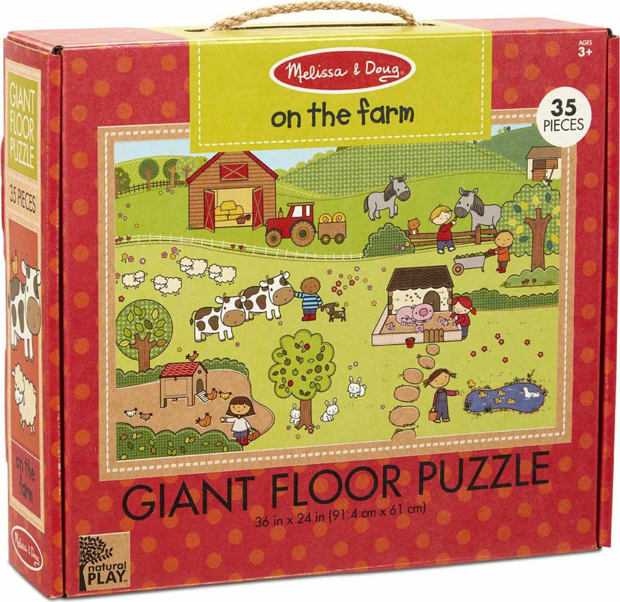 Natural Play Floor Puzzle: On the Farm