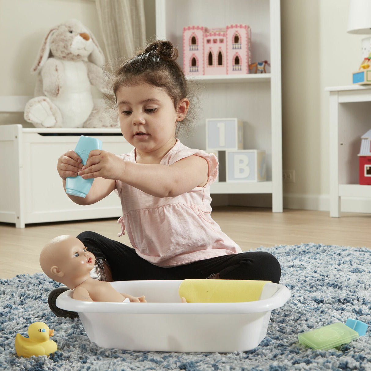 Mine to Love Bathtub Play Set - White