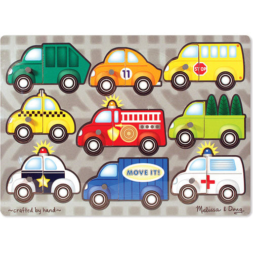 Vehicles Mix & Match Peg Puzzle