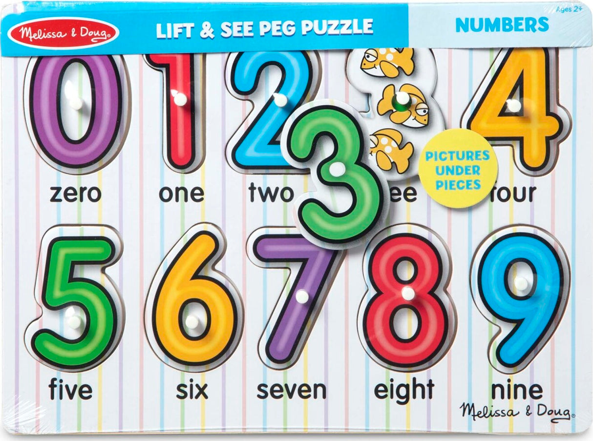 See-Inside Numbers Peg Puzzle