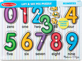 See-Inside Numbers Peg Puzzle