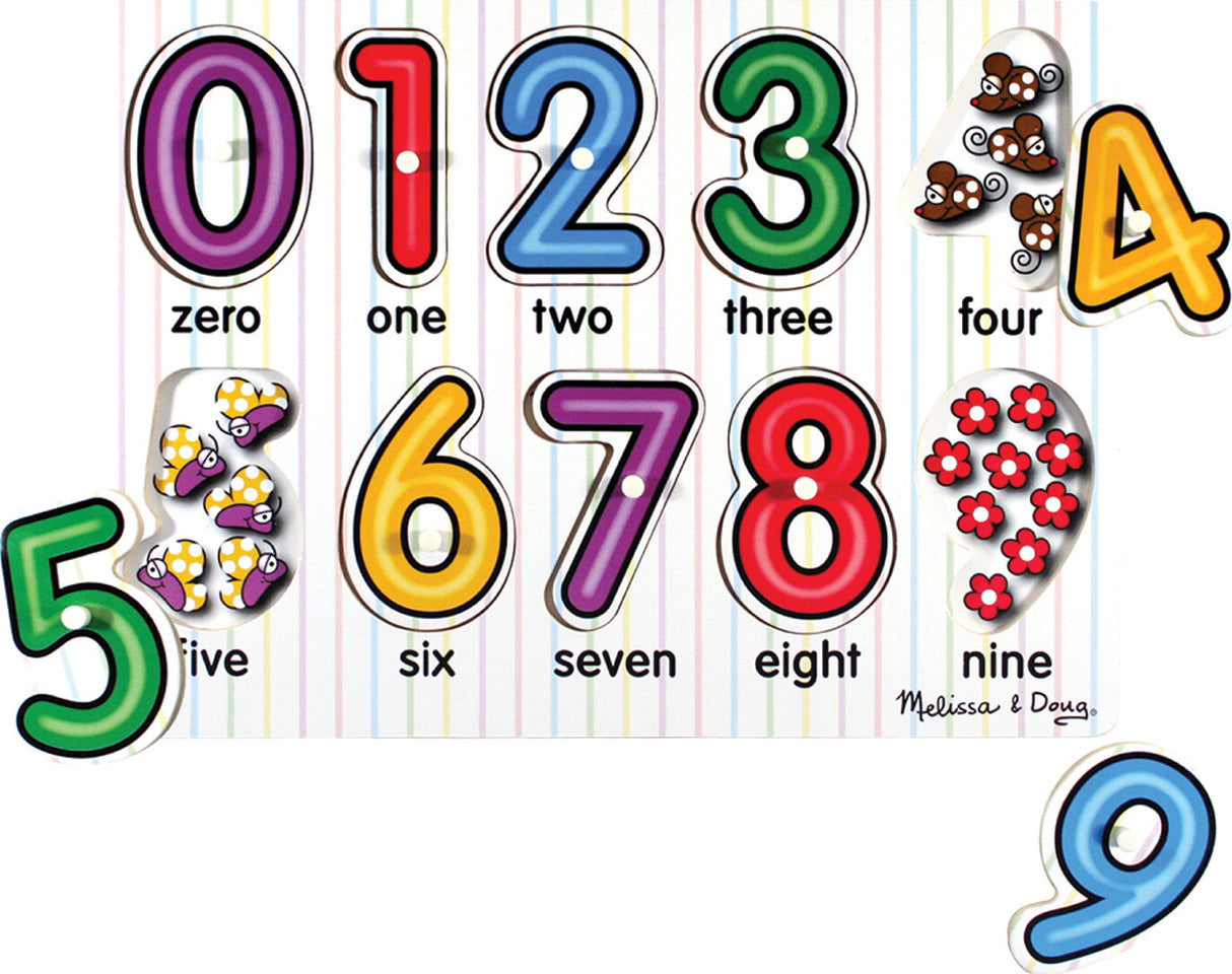 See-Inside Numbers Peg Puzzle