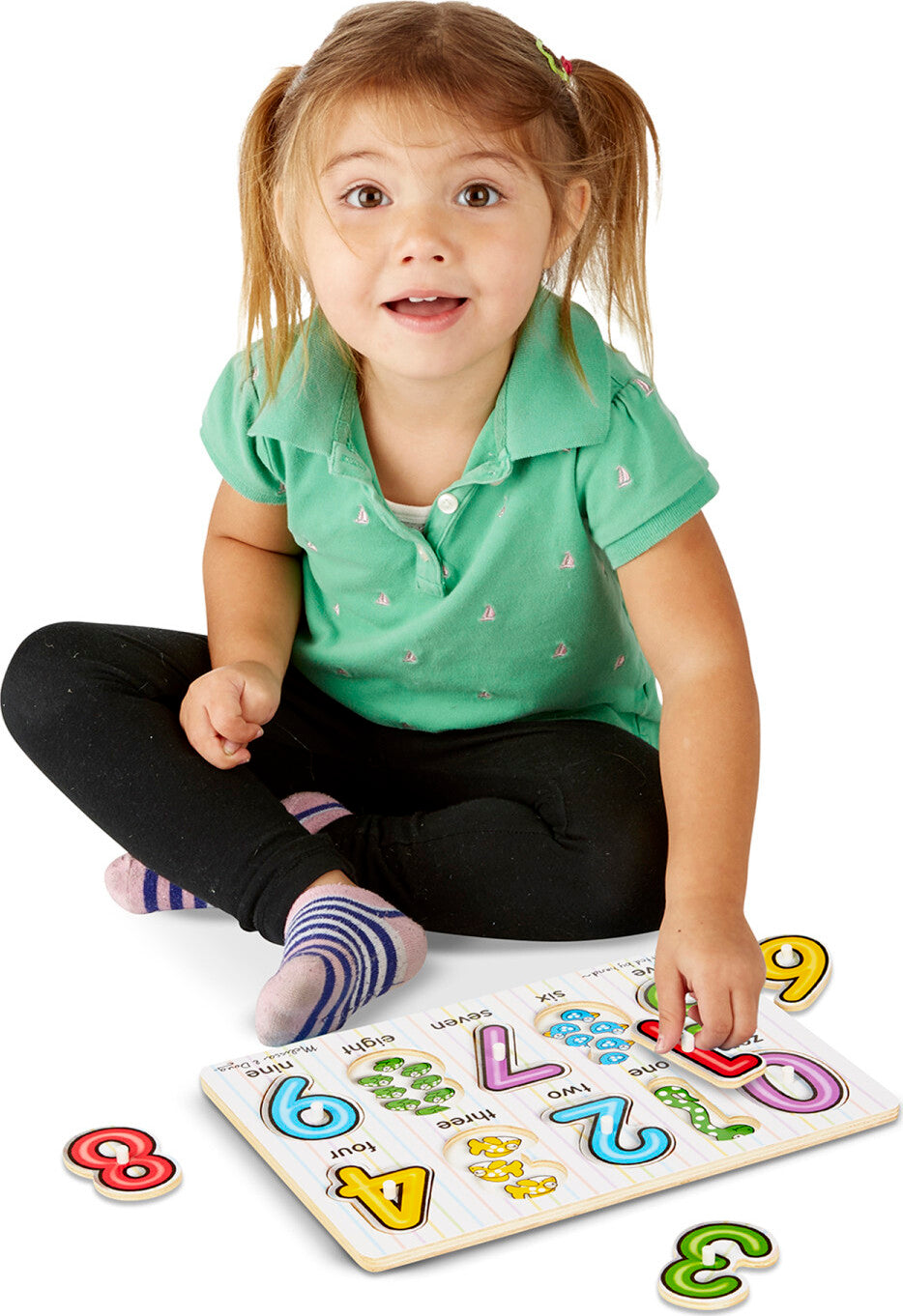 See-Inside Numbers Peg Puzzle