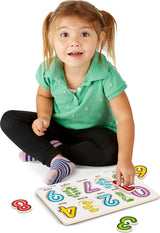 See-Inside Numbers Peg Puzzle