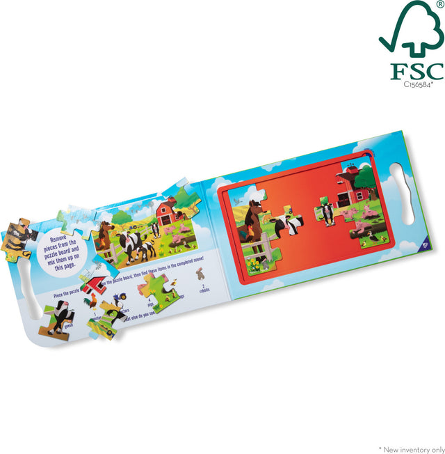 Take Along Magnetic Jigsaw Puzzles - On the Farm