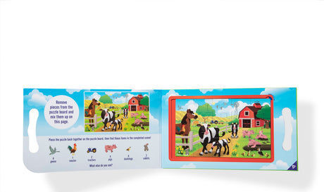 Take Along Magnetic Jigsaw Puzzles - On the Farm