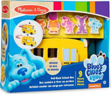 Blues Clues & You Wooden Pull-Back School Bus