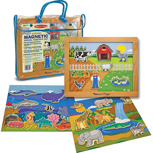 Magnetic Animal Habitats Set