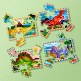 4 Dinosaur Puzzles in a Box