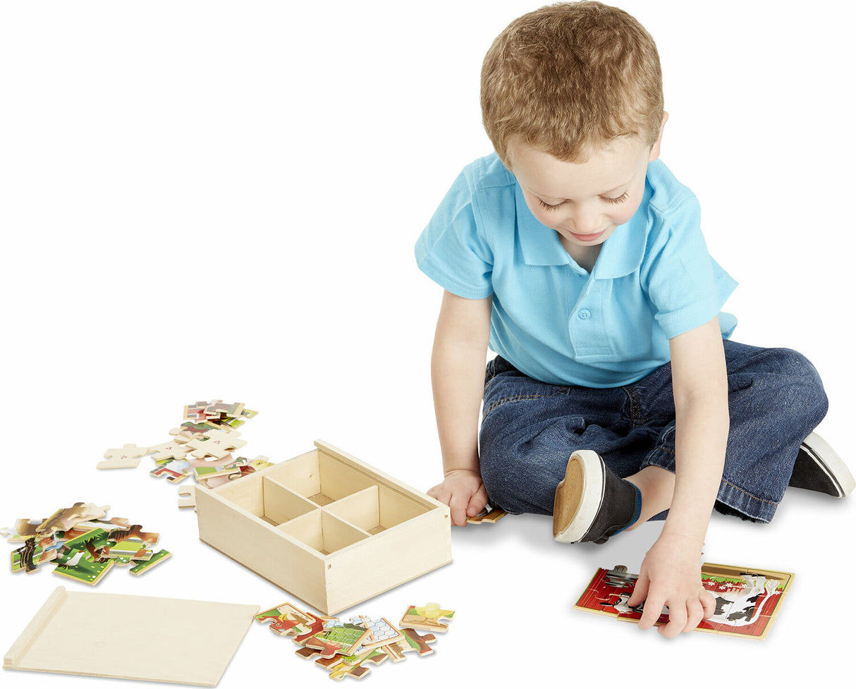 Farm Puzzle in a box