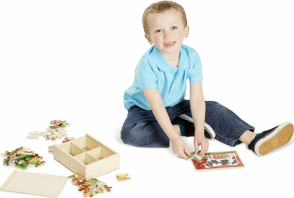 Farm Puzzle in a box