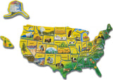 USA Map Wooden Jigsaw Puzzle