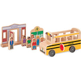 Whittle World School Bus Set