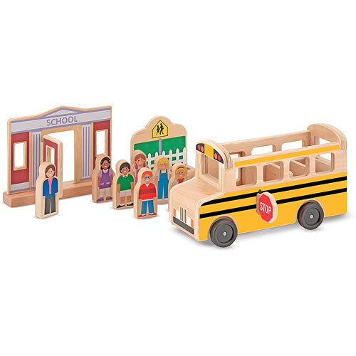 Whittle World School Bus Set