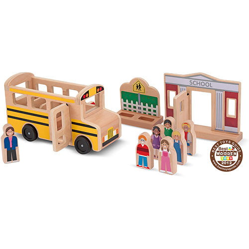 Whittle World School Bus Set