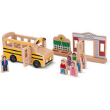 Whittle World School Bus Set