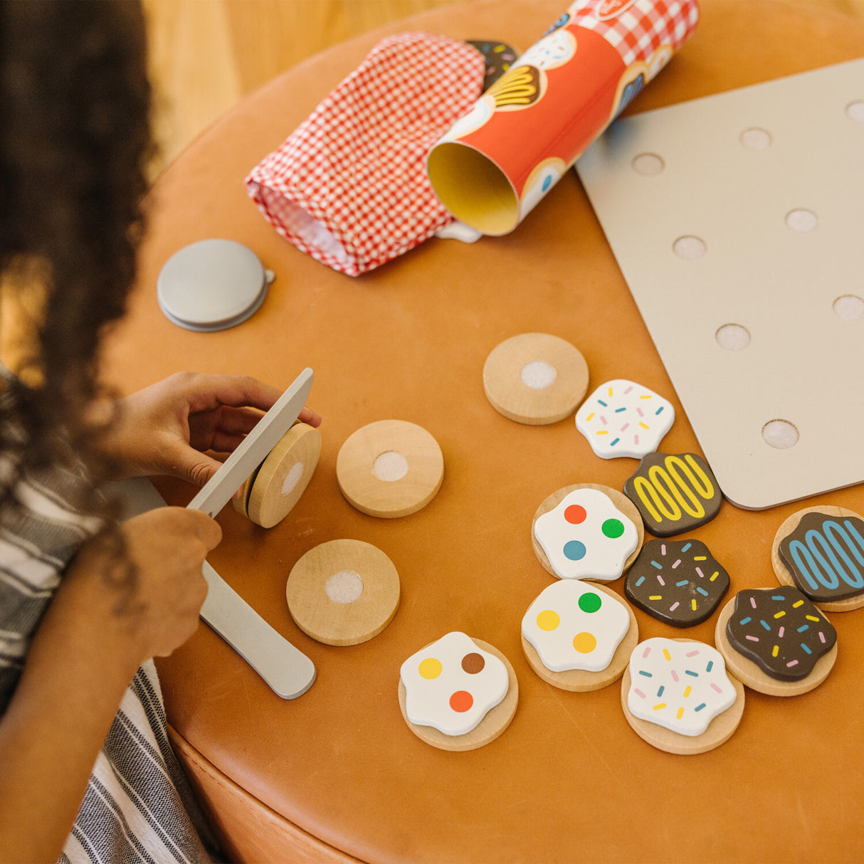 Slice and Bake Cookie Set Wooden