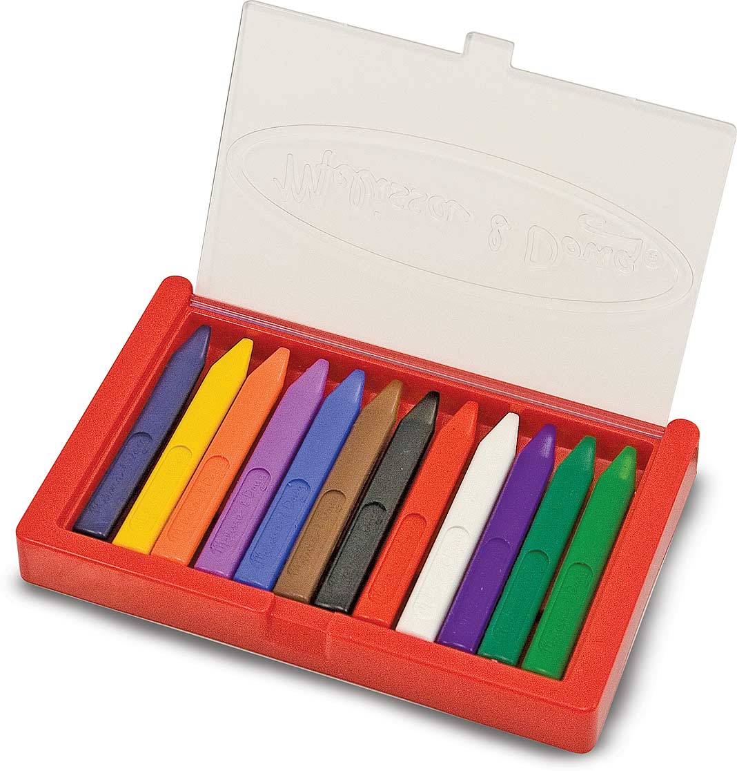 Triangular Crayon Set 12 pieces