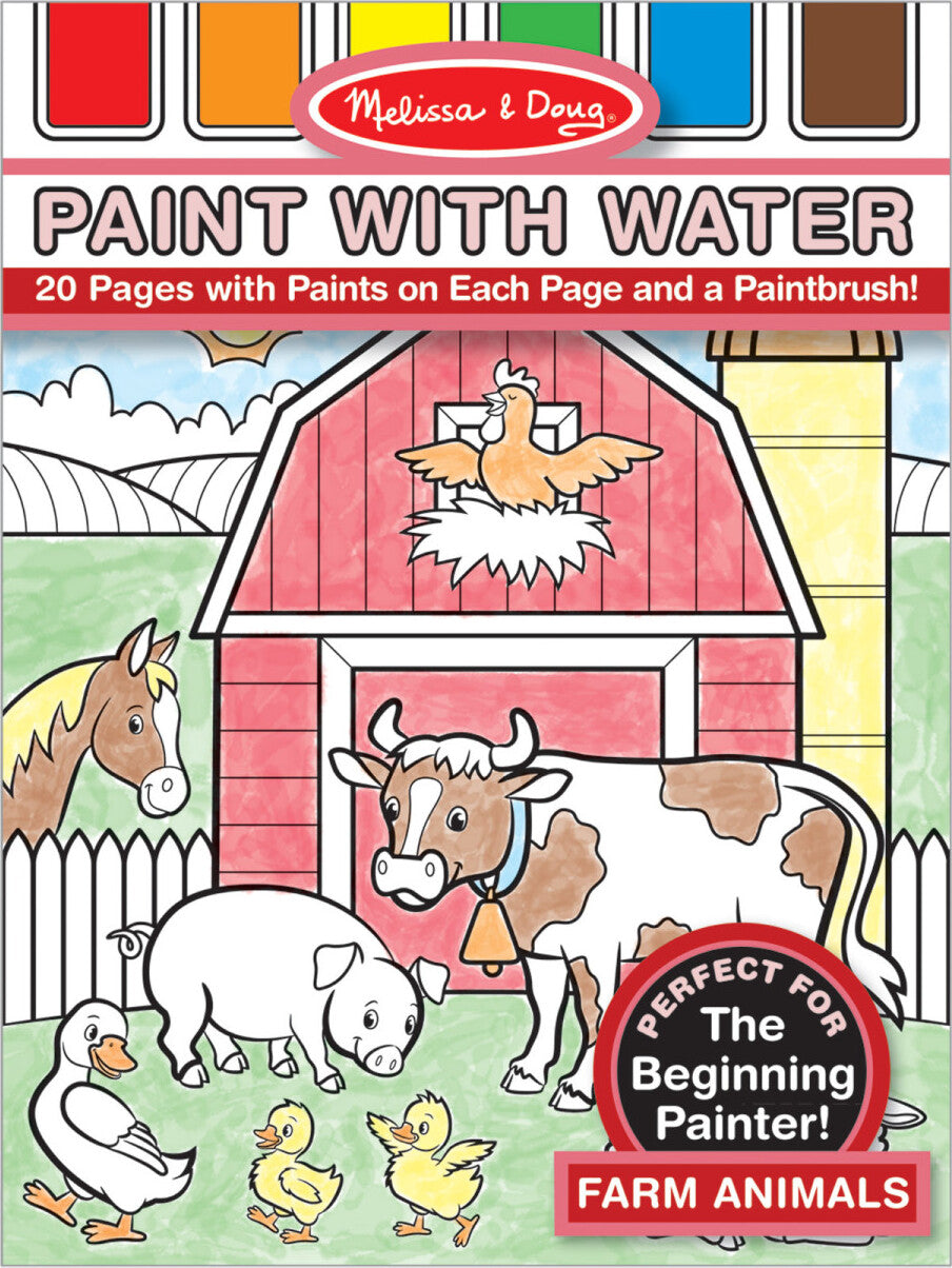 Paint with Water Farm Animals