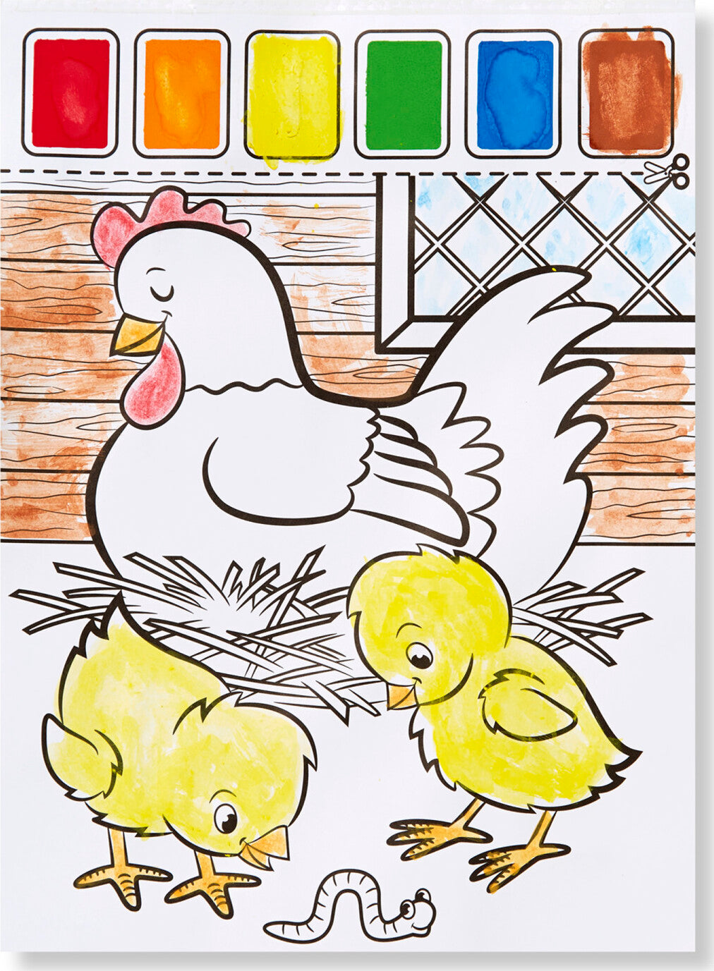 Paint with Water Farm Animals