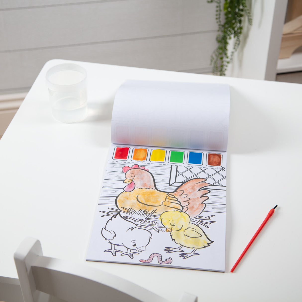 Paint with Water Farm Animals
