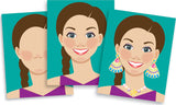 Make-A-Face Fashion Faces Sticker Pad