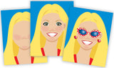 Make-A-Face Fashion Faces Sticker Pad