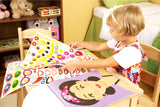 Make-A-Face Fashion Faces Sticker Pad