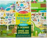 Reusable Sticker Pad Habitats