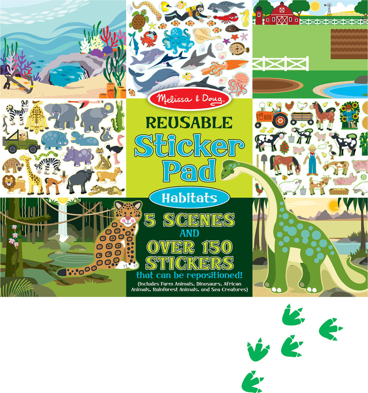 Reusable Sticker Pad Habitats