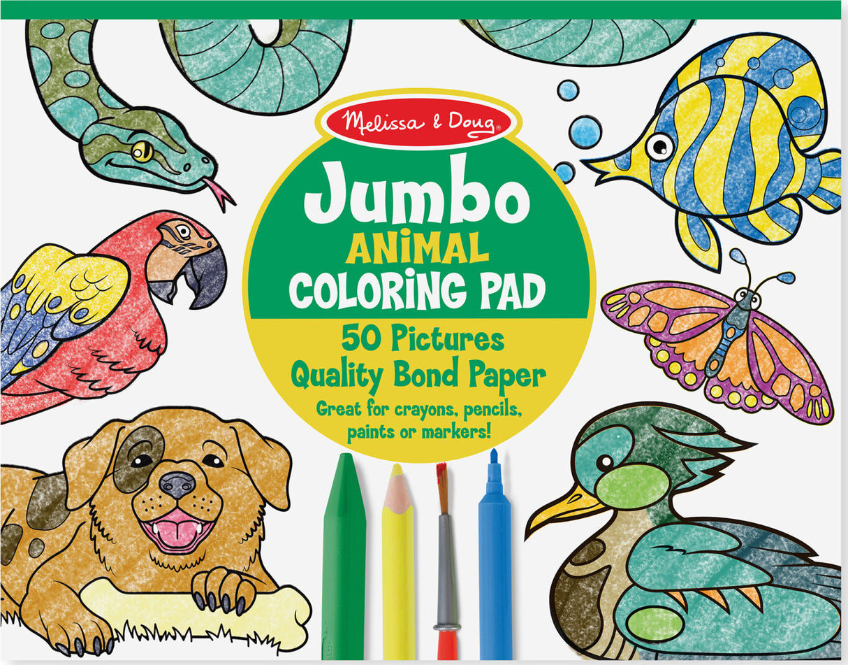 Jumbo Coloring Pad - Animal