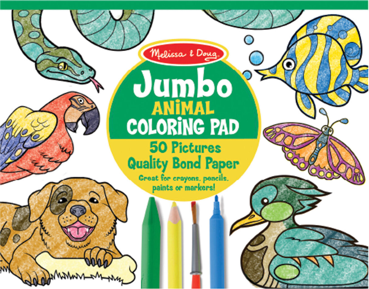 Jumbo Coloring Pad - Animal