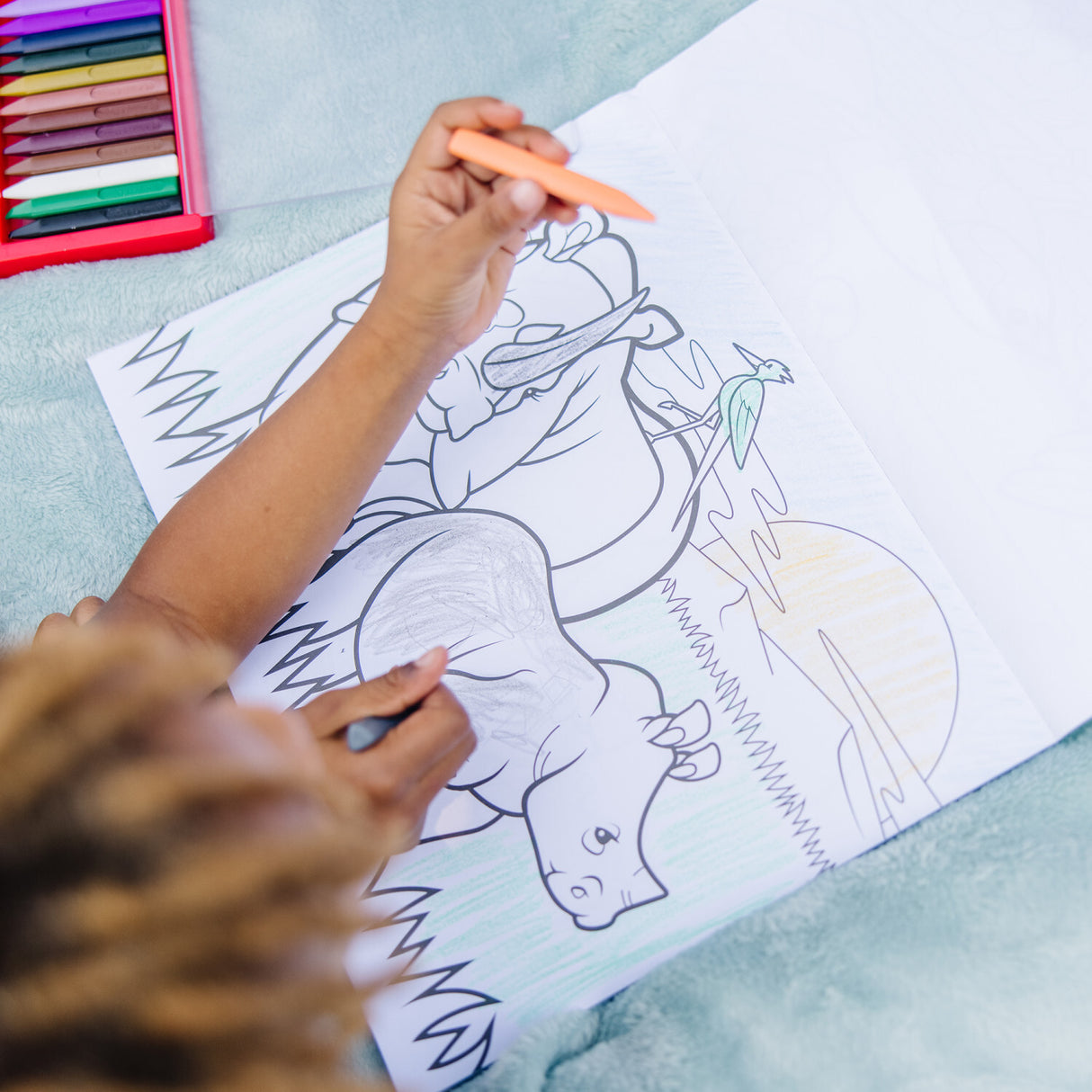 Jumbo Coloring Pad - Animal