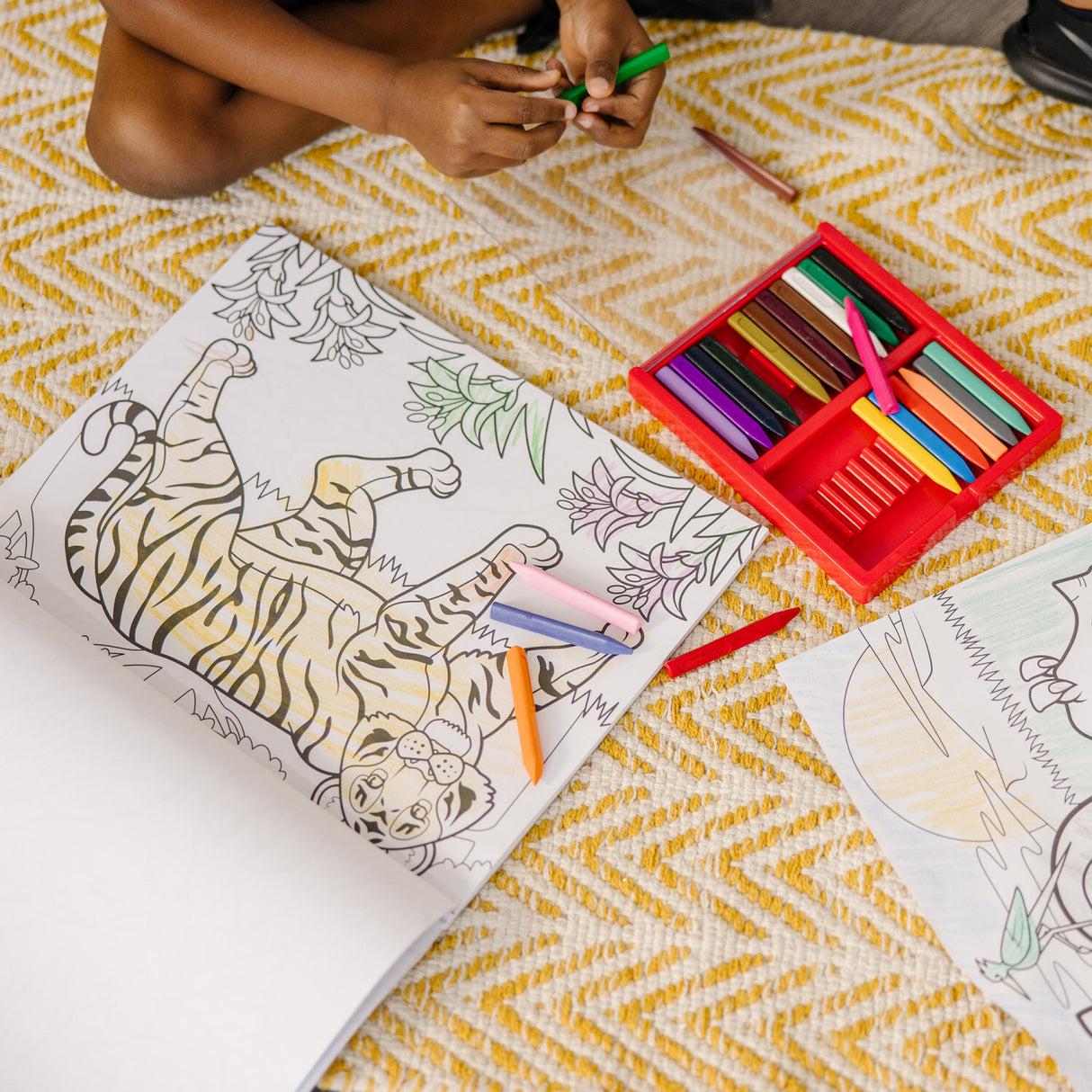 Jumbo Coloring Pad - Animal