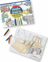 Jumbo Coloring Pad Blue 11" X 14"