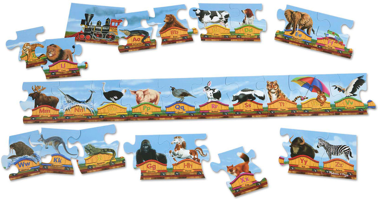 Alphabet Train Floor Puzzle 28pc
