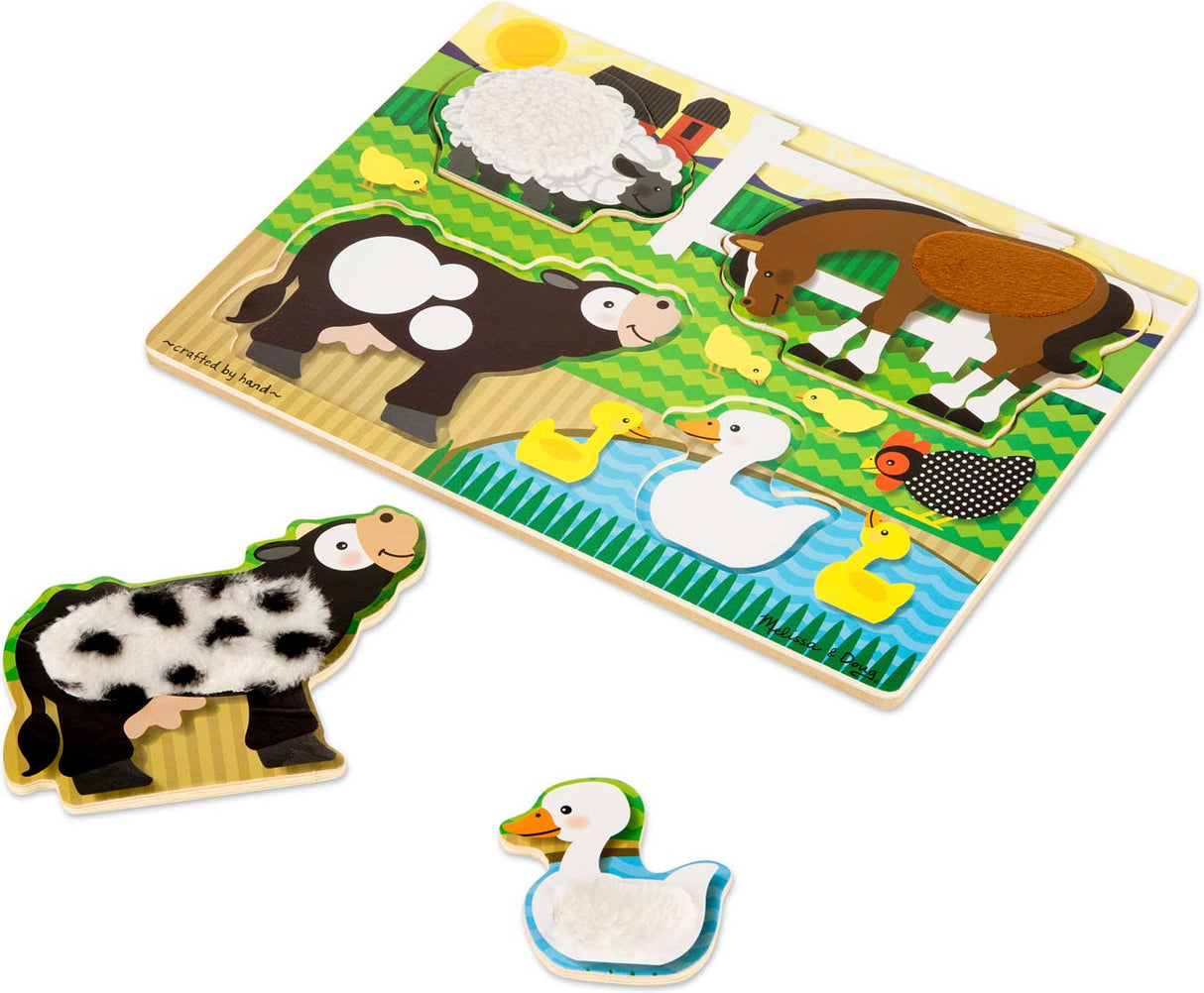 Farm Animals Touch and Feel Puzzle