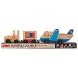 Whittle World Plane and Luggage Carrier Set