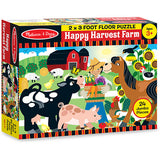 happy harvest farm floor puzzle