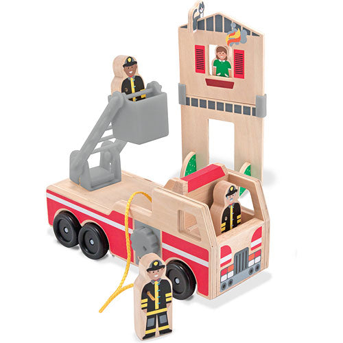 Whittle World Fire Rescue Play Set