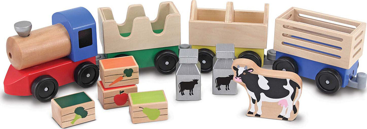 Wooden Farm Train
